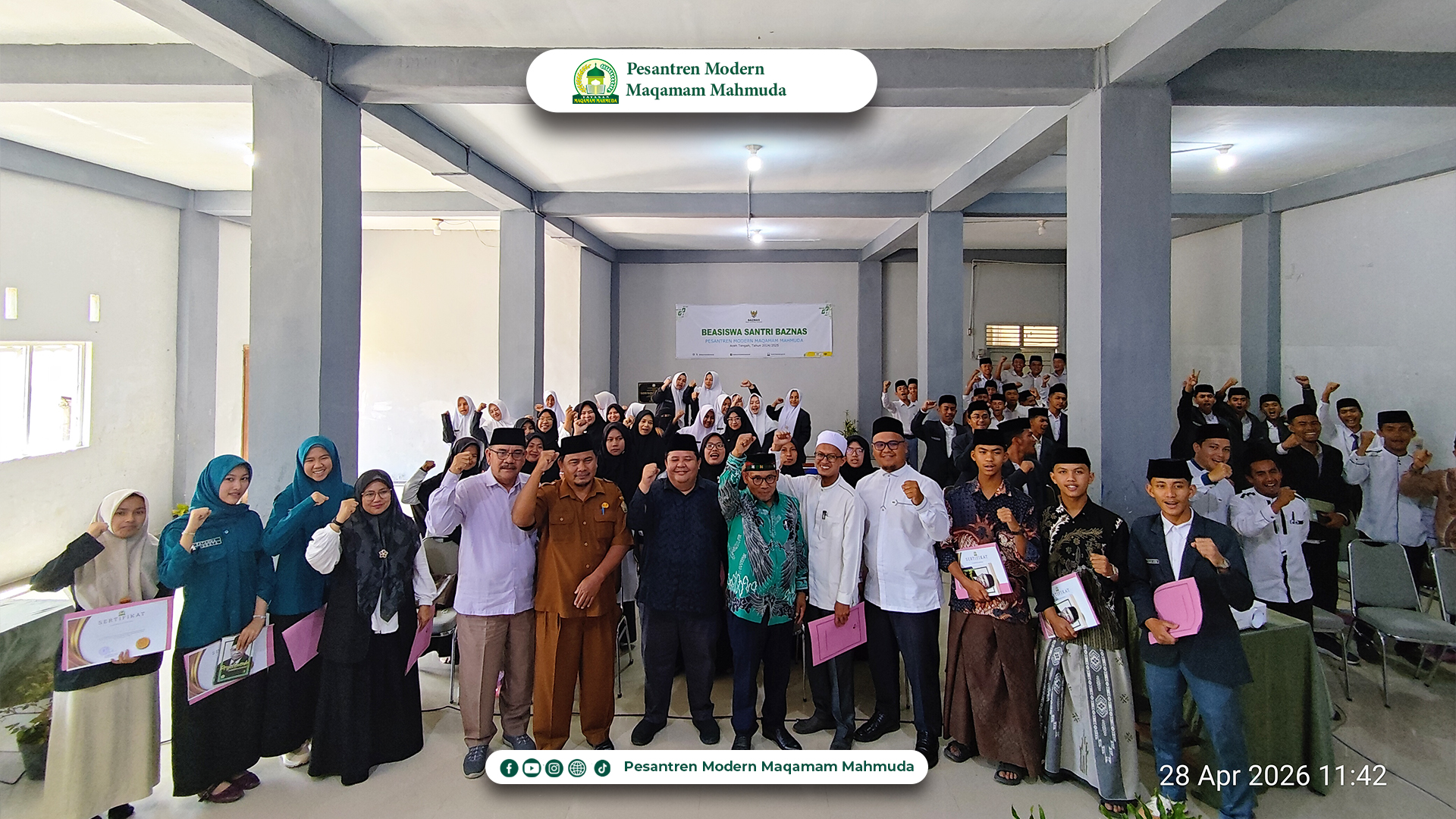Seminar Penguatan Ideologi Pancasila di Pesantren Modern Maqamam Mahmuda
